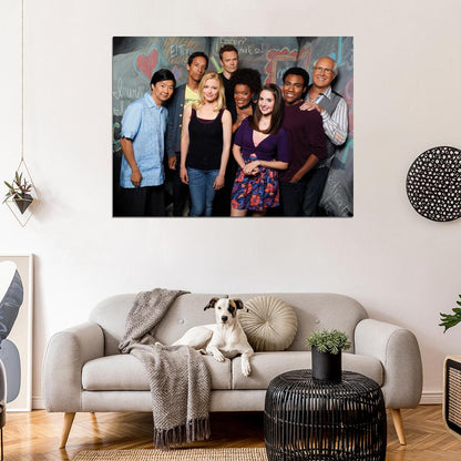 Community Characters Cast Tv Series Wall Art Print Poster