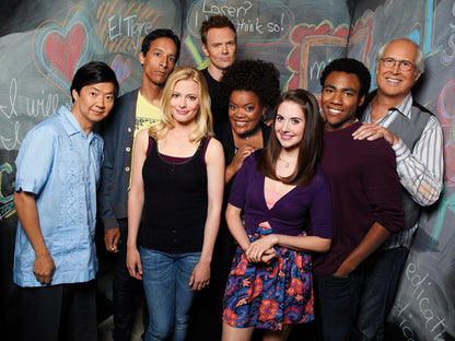 Community Characters Cast Tv Series Wall Art Print Poster