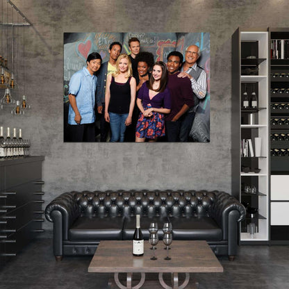 Community Characters Cast Tv Series Wall Art Print Poster
