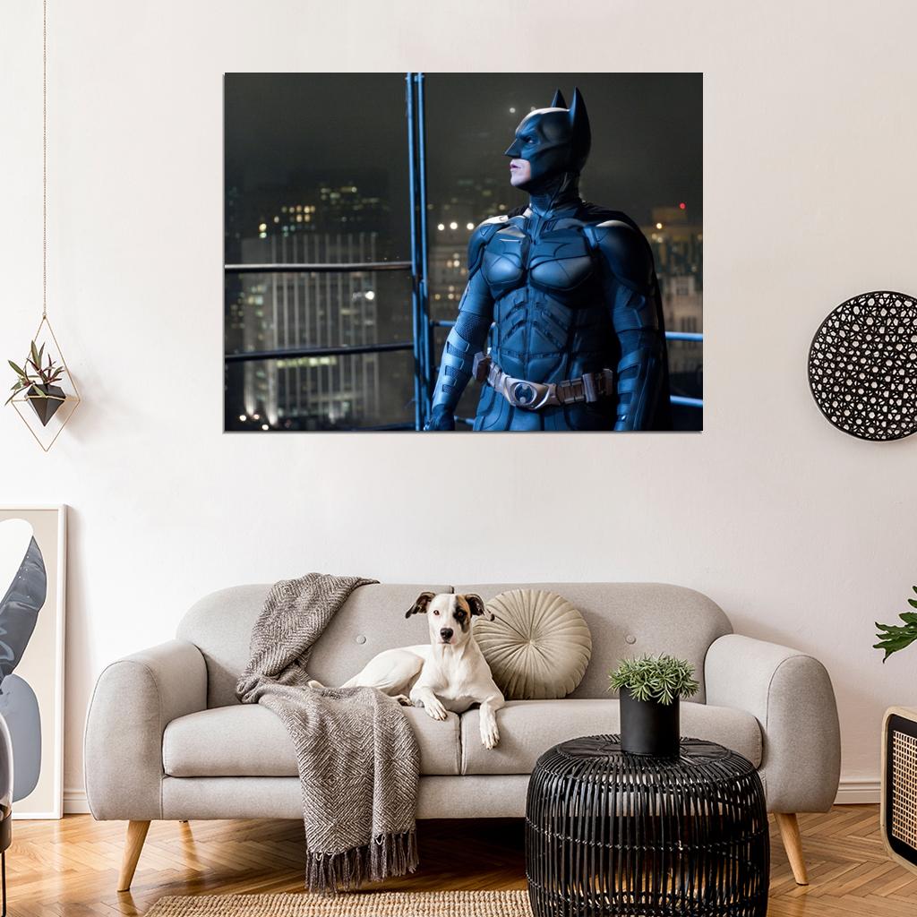 The Dark Knight Christian Bale Movie Wall Art Print Poster