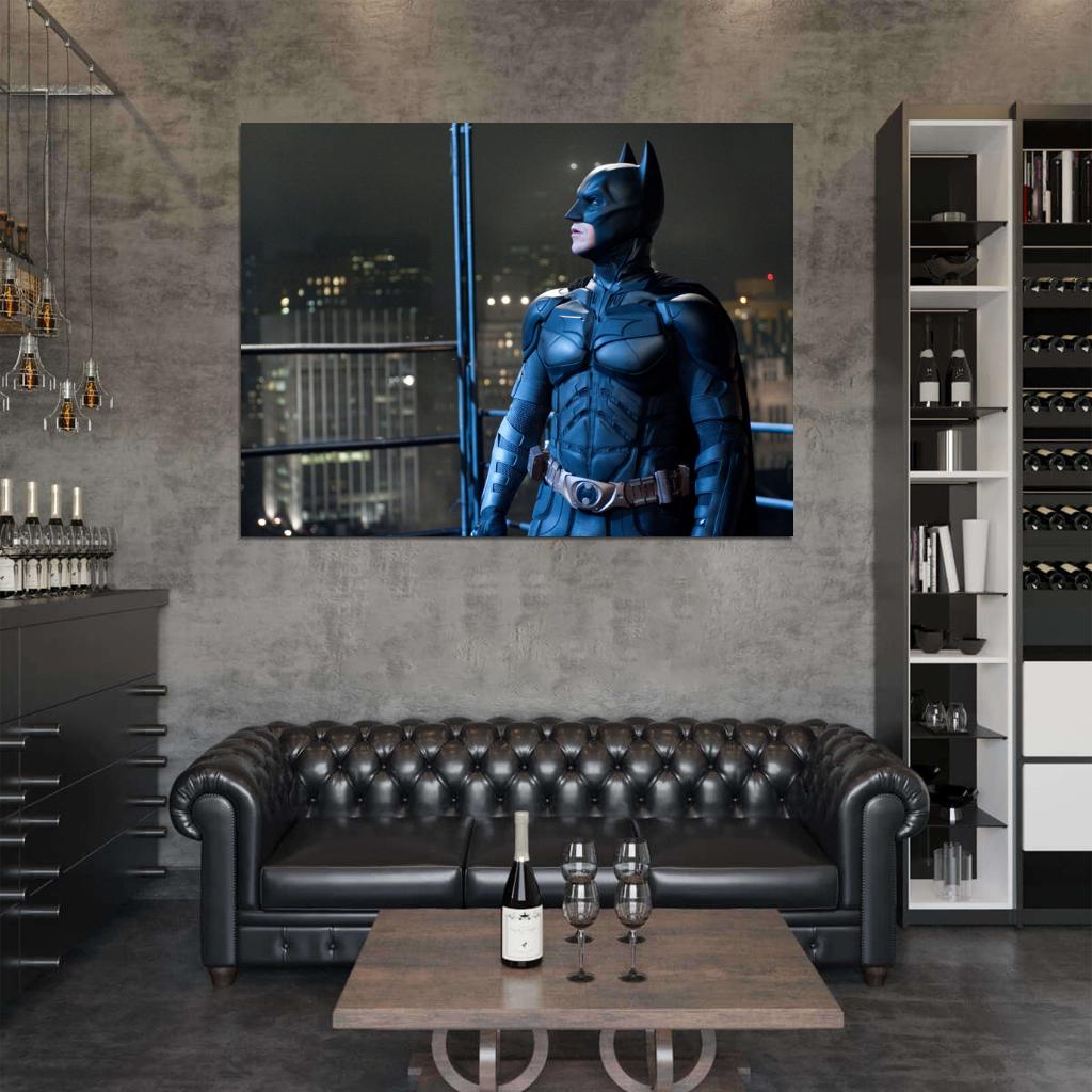 The Dark Knight Christian Bale Movie Wall Art Print Poster