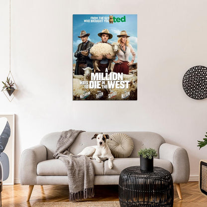 A Million Ways To Die In The West Movie Wall Art Print Poster