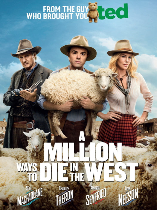 A Million Ways To Die In The West Movie Wall Art Print Poster