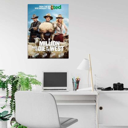 A Million Ways To Die In The West Movie Wall Art Print Poster