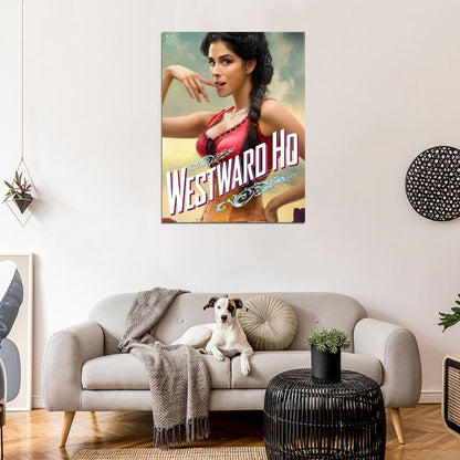 A Million Ways To Die In The West Sarah Silverman Movie Wall Art Print Poster