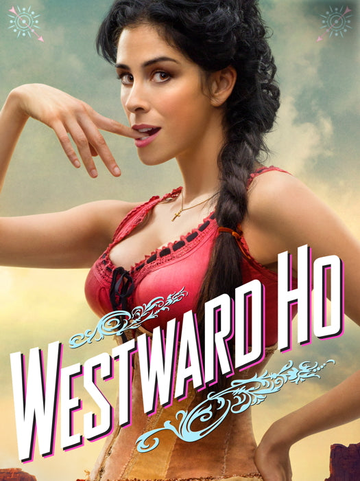 A Million Ways To Die In The West Sarah Silverman Movie Wall Art Print Poster