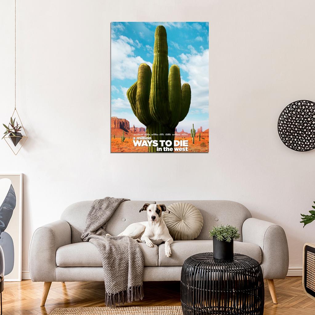 A Million Ways To Die In The West Movie Wall Art Print Poster
