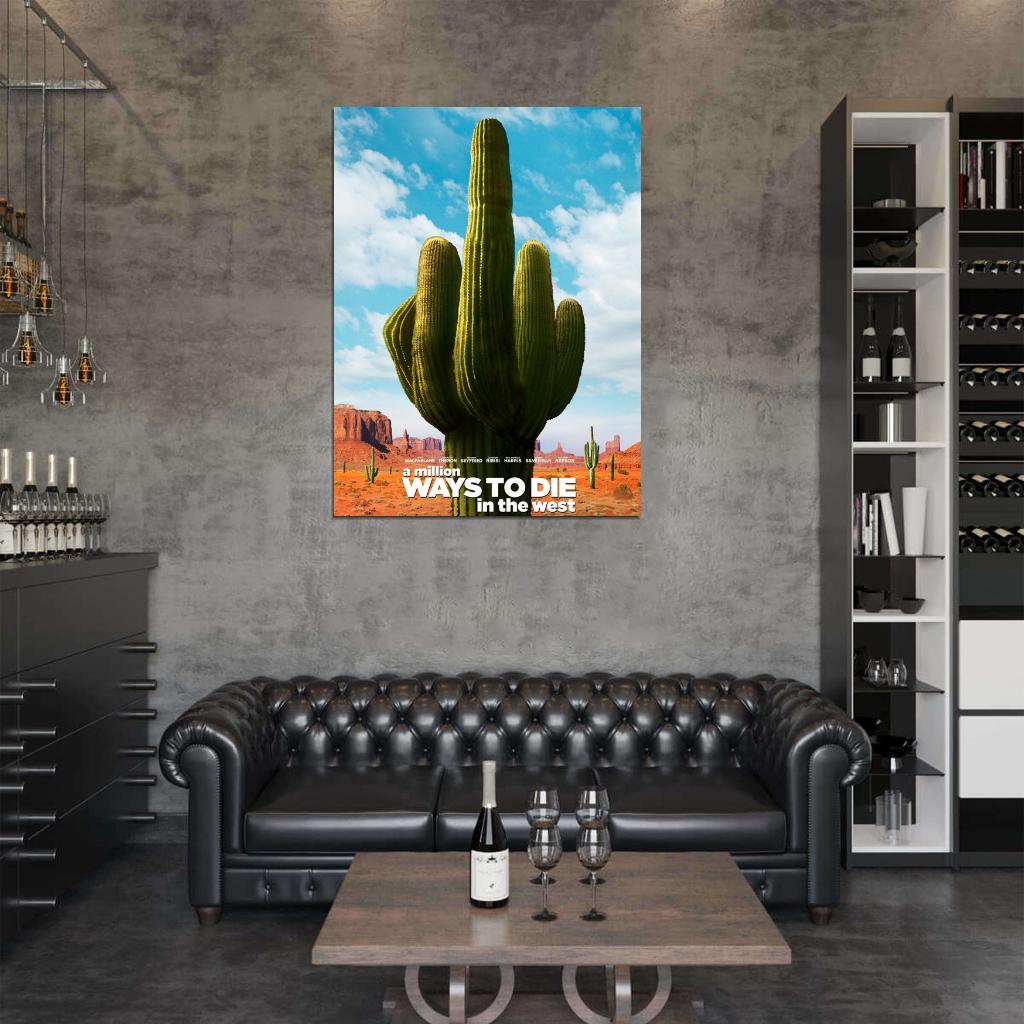 A Million Ways To Die In The West Movie Wall Art Print Poster