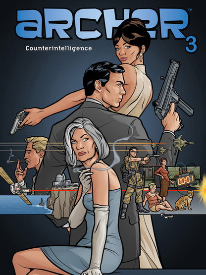 Archer Painting Tv Series Wall Art Print Poster