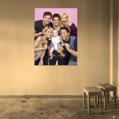 Baby Daddy Characters Cast Tv Series Wall Art Print Poster