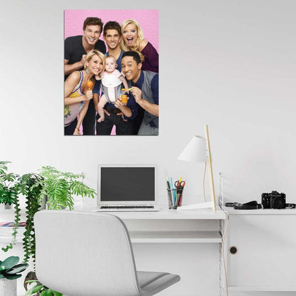 Baby Daddy Characters Cast Tv Series Wall Art Print Poster