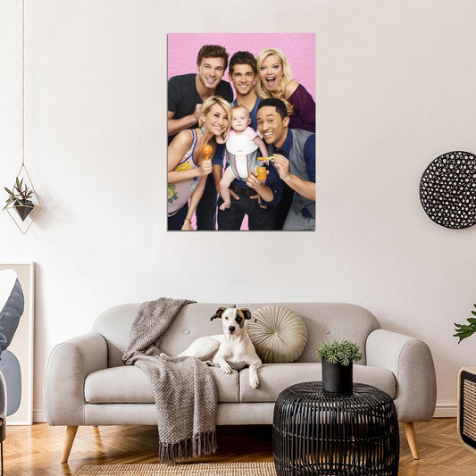 Baby Daddy Characters Cast Tv Series Wall Art Print Poster