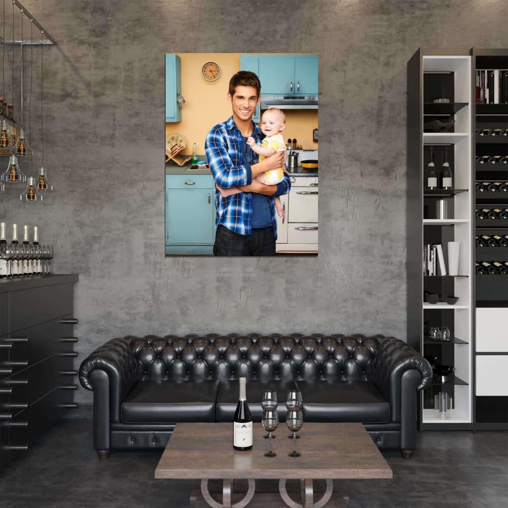 Baby Daddy Jean-Luc Bilodeau Cast Ben Wheeler Tv Series Wall Art Print Poster