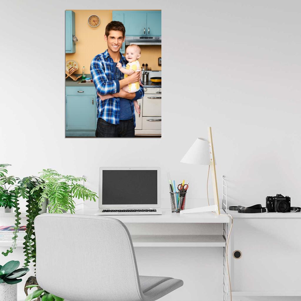 Baby Daddy Jean-Luc Bilodeau Cast Ben Wheeler Tv Series Wall Art Print Poster