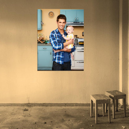 Baby Daddy Jean-Luc Bilodeau Cast Ben Wheeler Tv Series Wall Art Print Poster