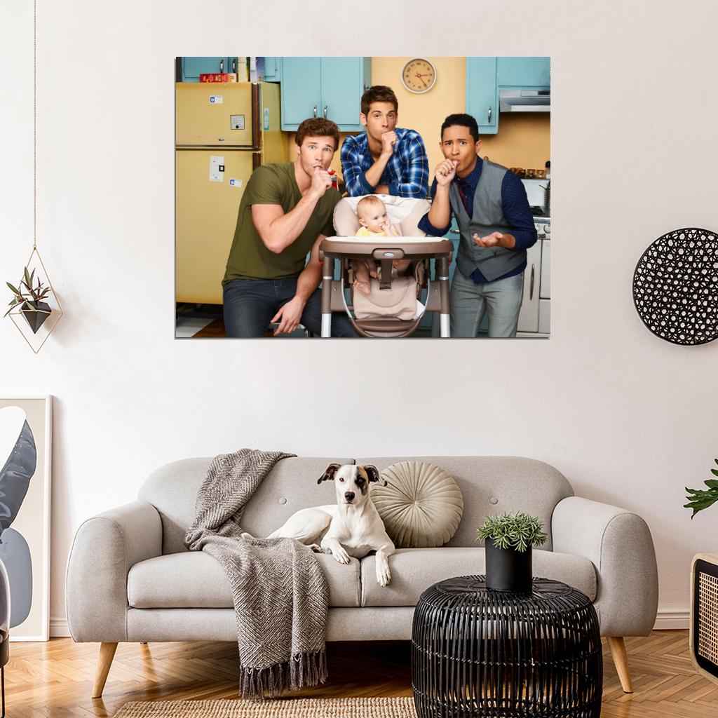 Baby Daddy Characters Cast Tv Series Wall Art Print Poster