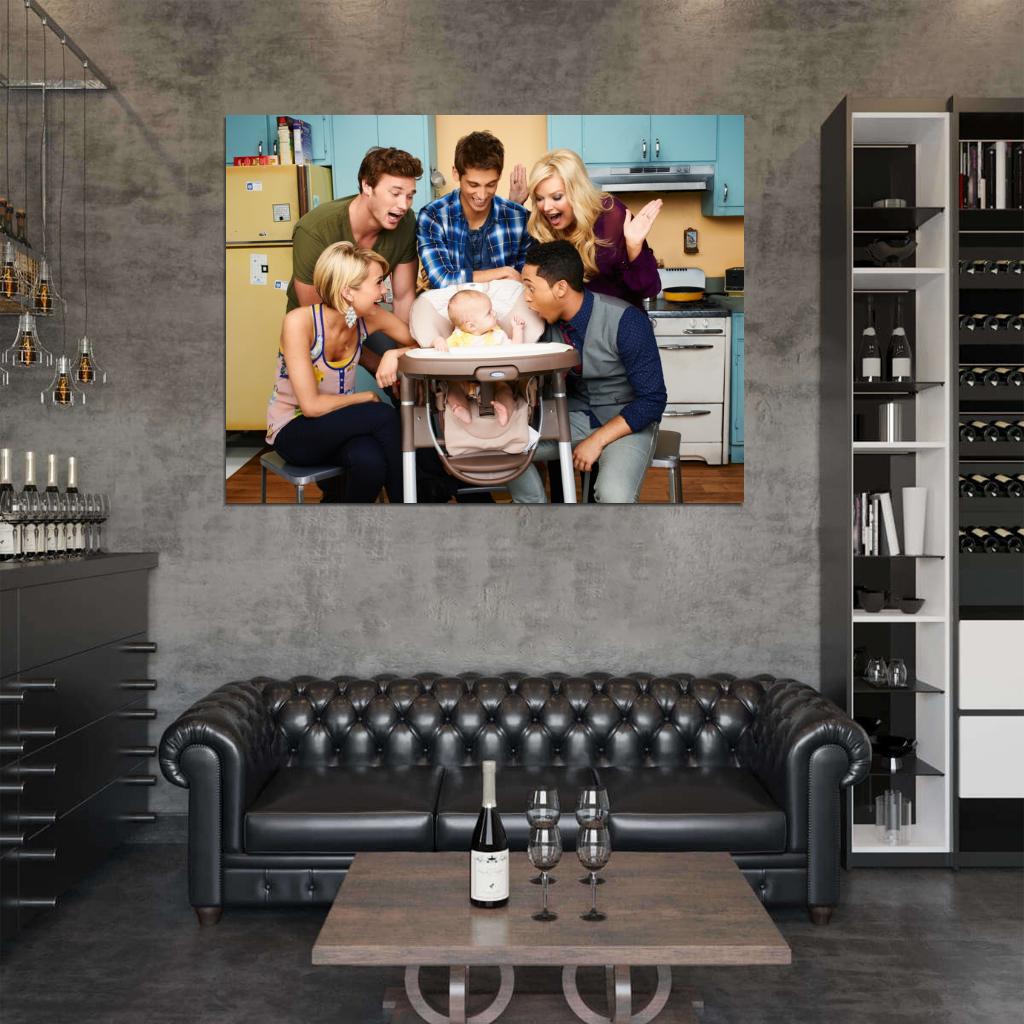 Baby Daddy Funny Characters Cast Tv Series Wall Art Print Poster