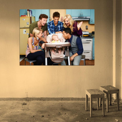 Baby Daddy Funny Characters Cast Tv Series Wall Art Print Poster