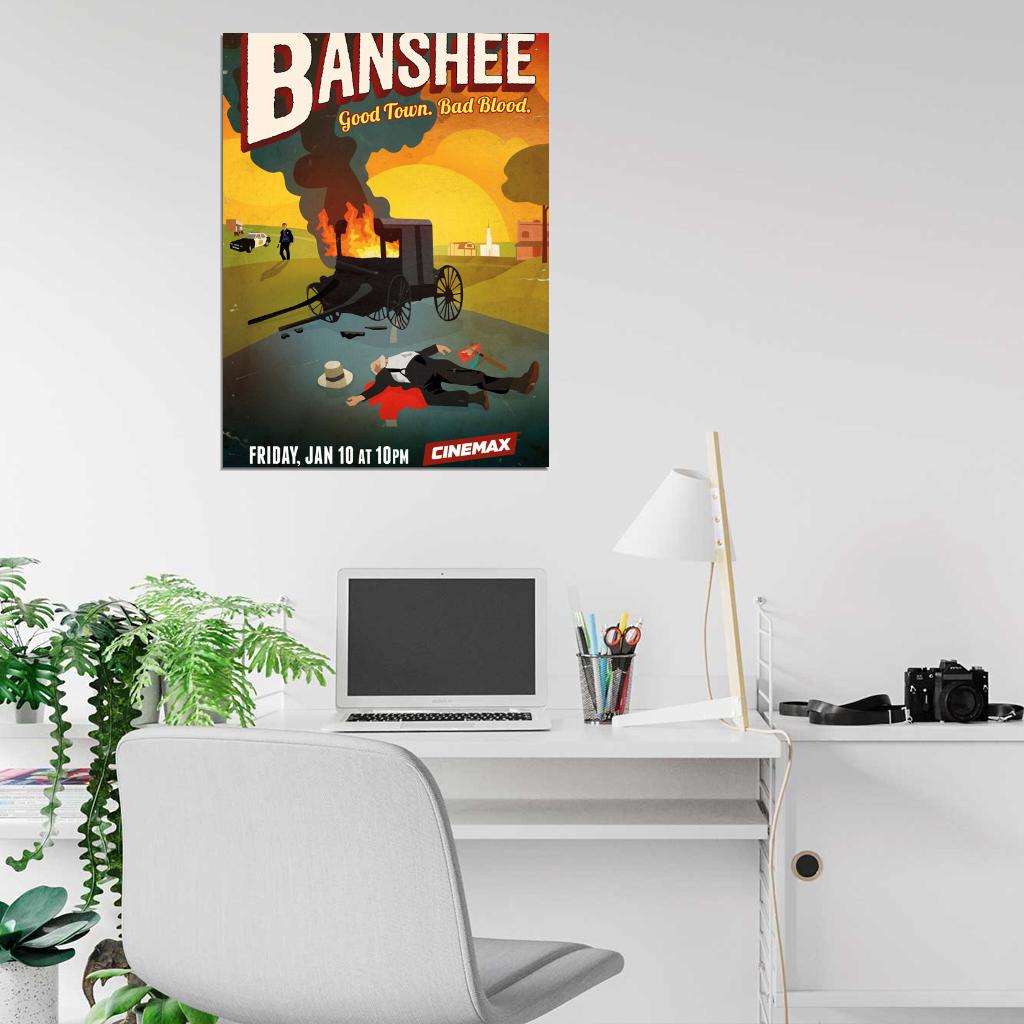 Banshee Art Painting Tv Series Wall Art Print Poster