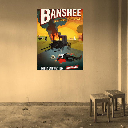 Banshee Art Painting Tv Series Wall Art Print Poster