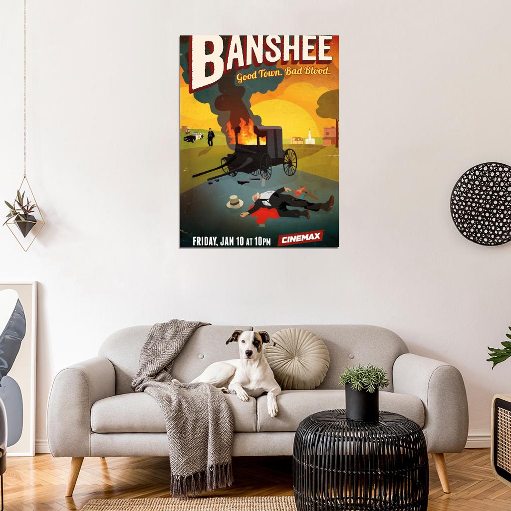 Banshee Art Painting Tv Series Wall Art Print Poster