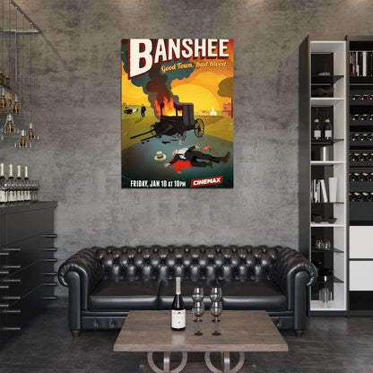 Banshee Art Painting Tv Series Wall Art Print Poster