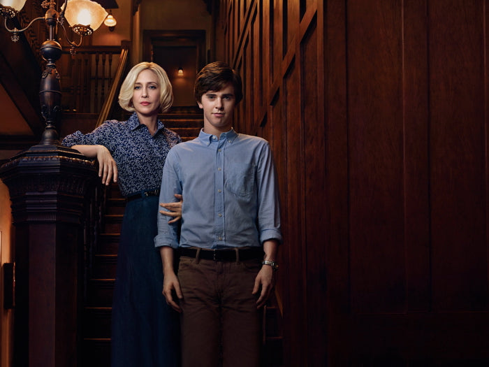 Bates Motel Vera Farmiga Freddie Highmore Tv Series Wall Art Print Poster