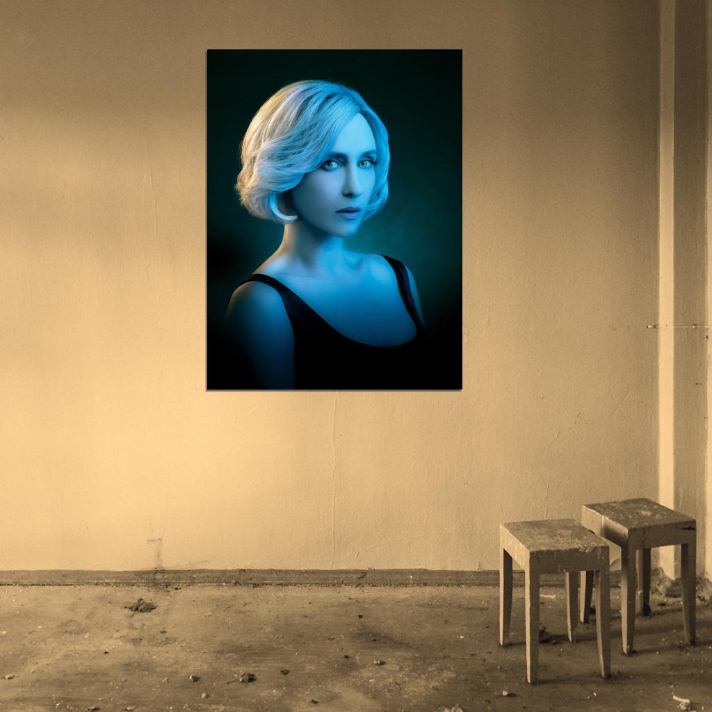 Bates Motel Vera Farmiga Norma Louise Bates Tv Series Wall Art Print Poster