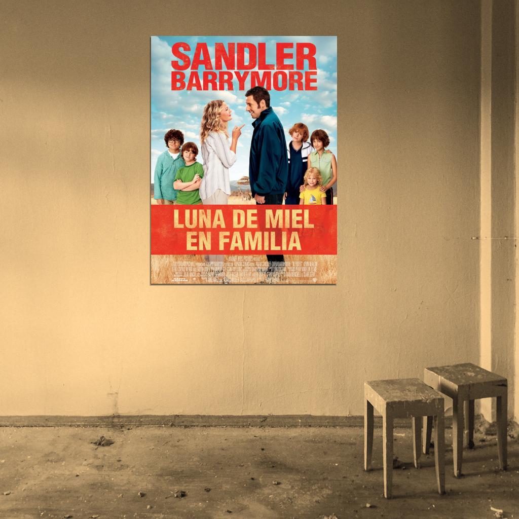 Blended Adam Sandler Drew Barrymore Movie Wall Art Print Poster