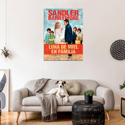 Blended Adam Sandler Drew Barrymore Movie Wall Art Print Poster