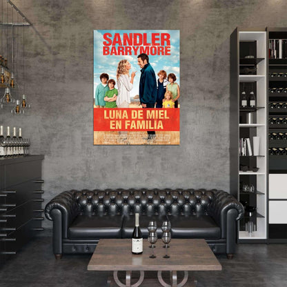 Blended Adam Sandler Drew Barrymore Movie Wall Art Print Poster