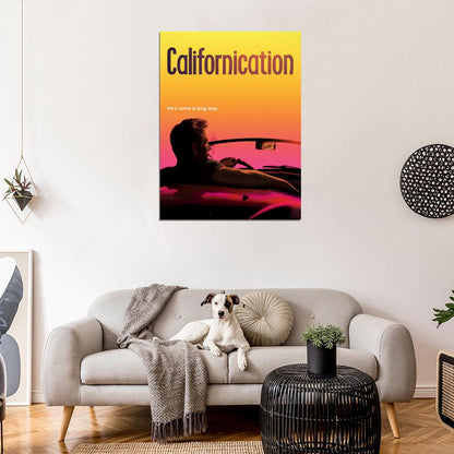 Californication David Duchovny Tv Series Wall Art Print Poster