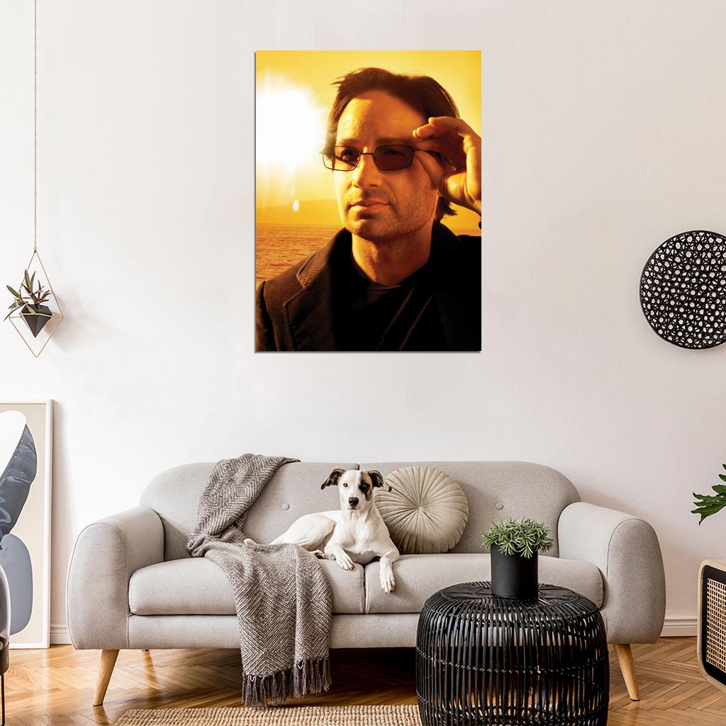 Californication David Duchovny Hank Moody Tv Series Wall Art Print Poster