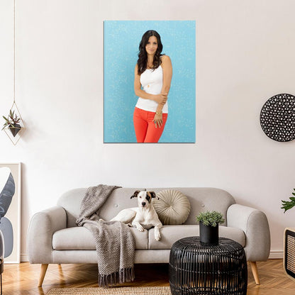 Cougar Town Courteney Cox Actress Tv Series Wall Art Print Poster