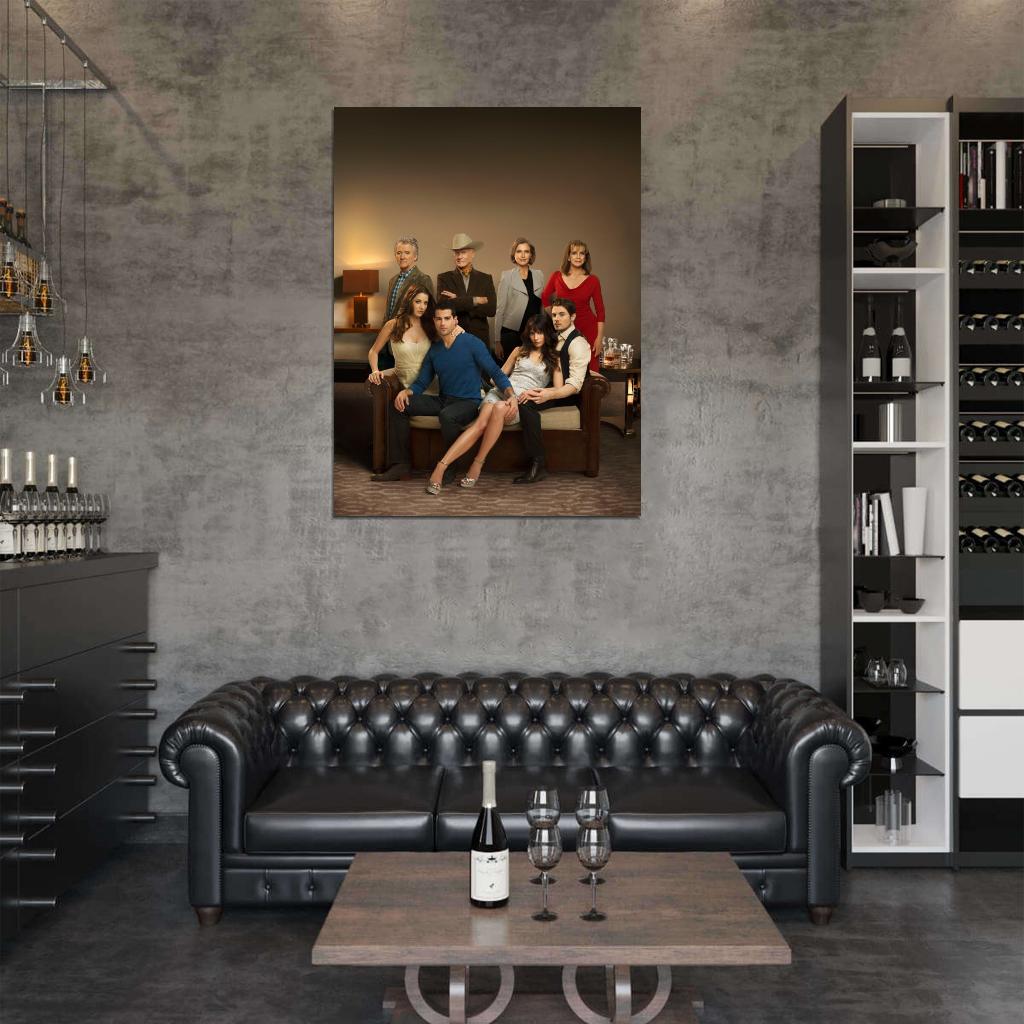 Dallas Characters Cast Tv Series Wall Art Print Poster