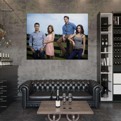 Dallas Characters Cast Tv Series Wall Art Print Poster