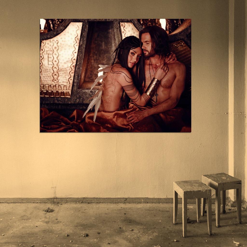 Da Vinci's Demons Tom Riley Laura Haddock Tv Series Wall Art Print Poster