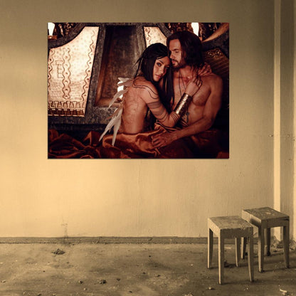 Da Vinci's Demons Tom Riley Laura Haddock Tv Series Wall Art Print Poster