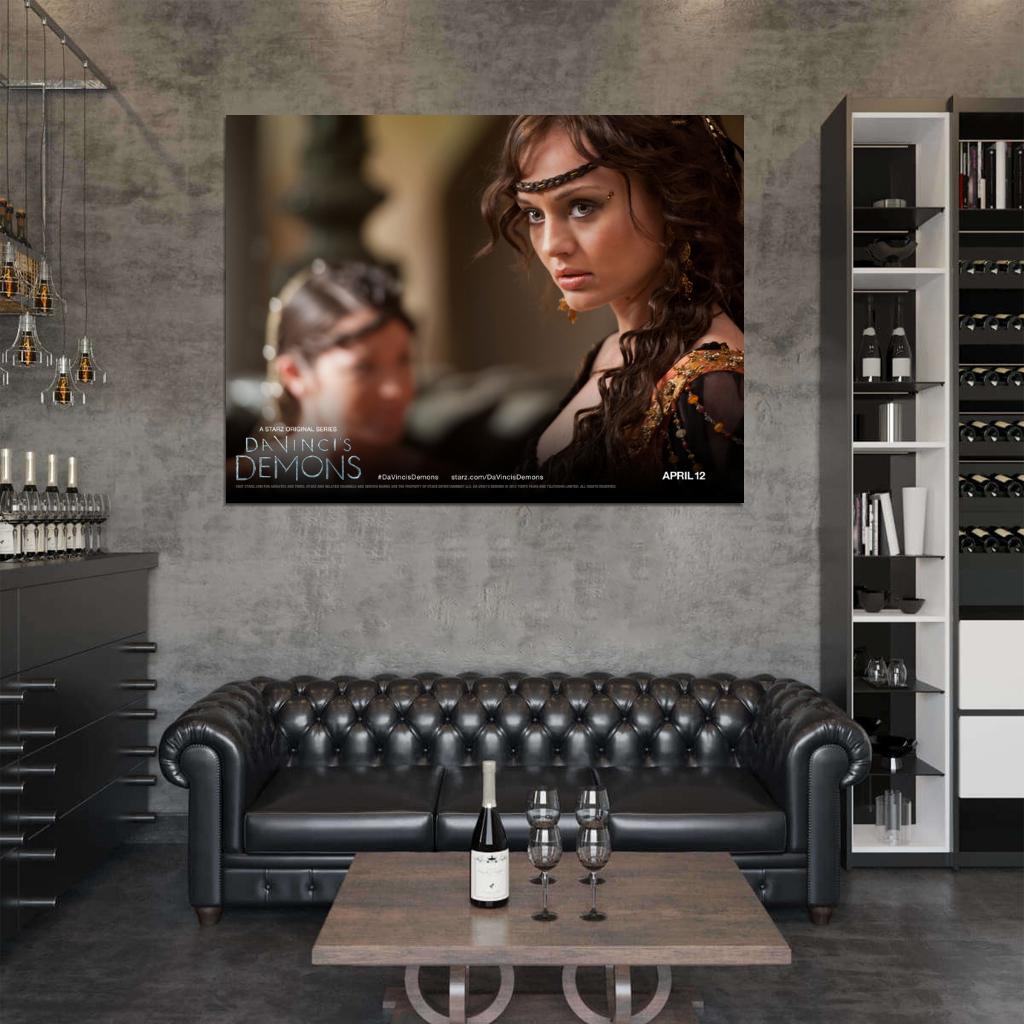Da Vinci's Demons Laura Haddock Lucrezia Donati Tv Series Wall Art Print Poster