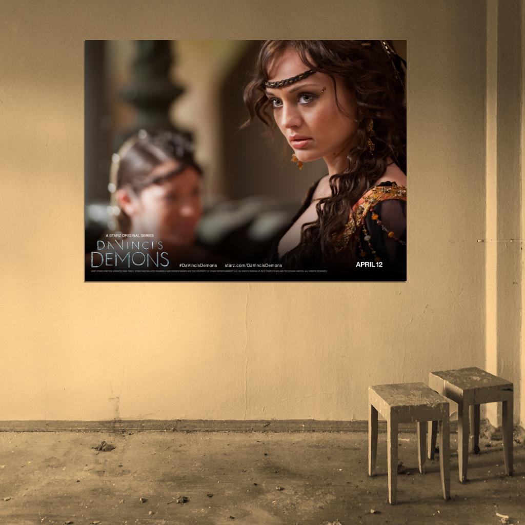 Da Vinci's Demons Laura Haddock Lucrezia Donati Tv Series Wall Art Print Poster