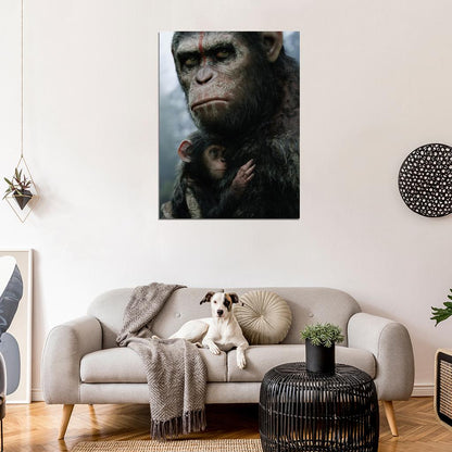 Dawn Of The Planet Of The Apes Movie Wall Art Print Poster