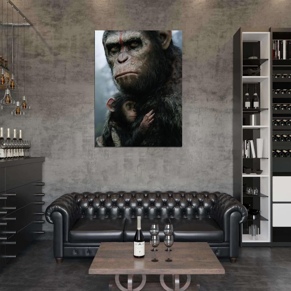 Dawn Of The Planet Of The Apes Movie Wall Art Print Poster