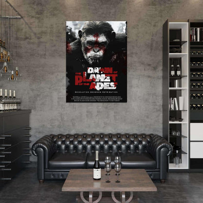 Dawn Of The Planet Of The Apes Movie Art Painting Wall Art Print Poster