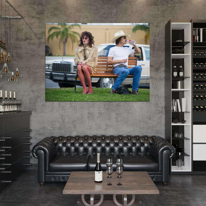 Dallas Buyers Club Matthew McConaughey Jared Leto Movie Wall Art Print Poster