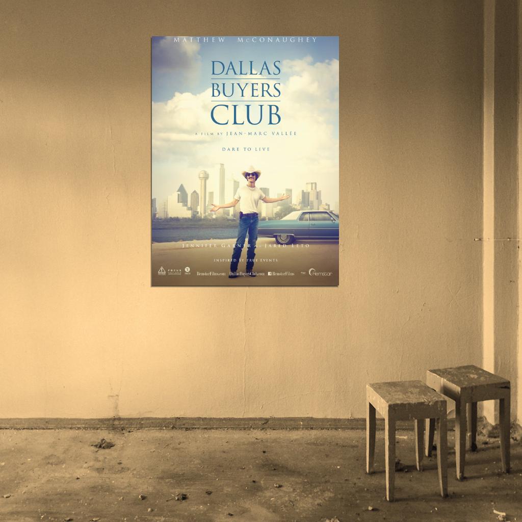 Dallas Buyers Club Movie Wall Art Print Poster