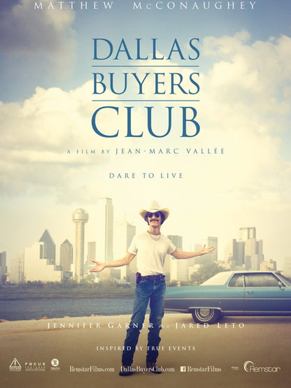 Dallas Buyers Club Movie Wall Art Print Poster