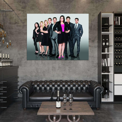 Drop Dead Diva Characters Cast Tv Series Wall Art Print Poster