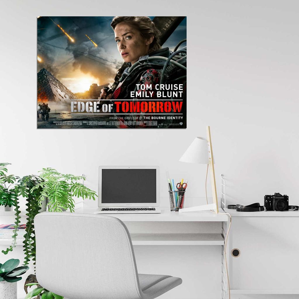Edge of Tomorrow Emily Blunt Movie Wall Art Print Poster