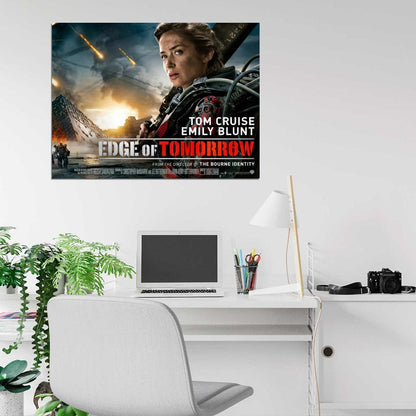 Edge of Tomorrow Emily Blunt Movie Wall Art Print Poster