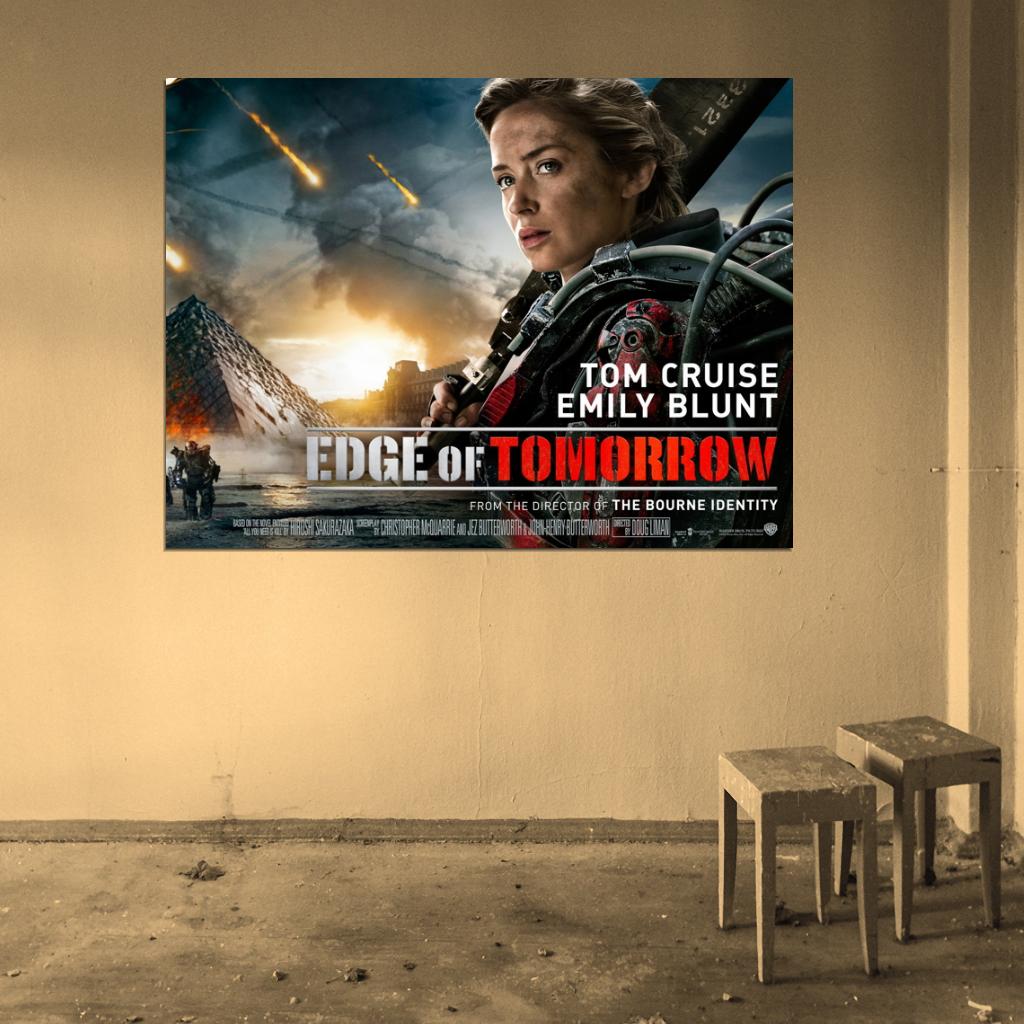 Edge of Tomorrow Emily Blunt Movie Wall Art Print Poster